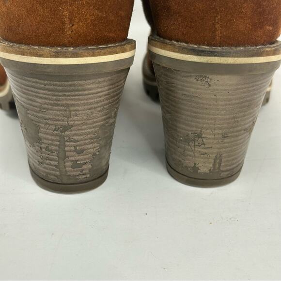 Tamaris Stacked Heel Fleece lined Suede Waterproof Winter Boots - Picture 11 of 13